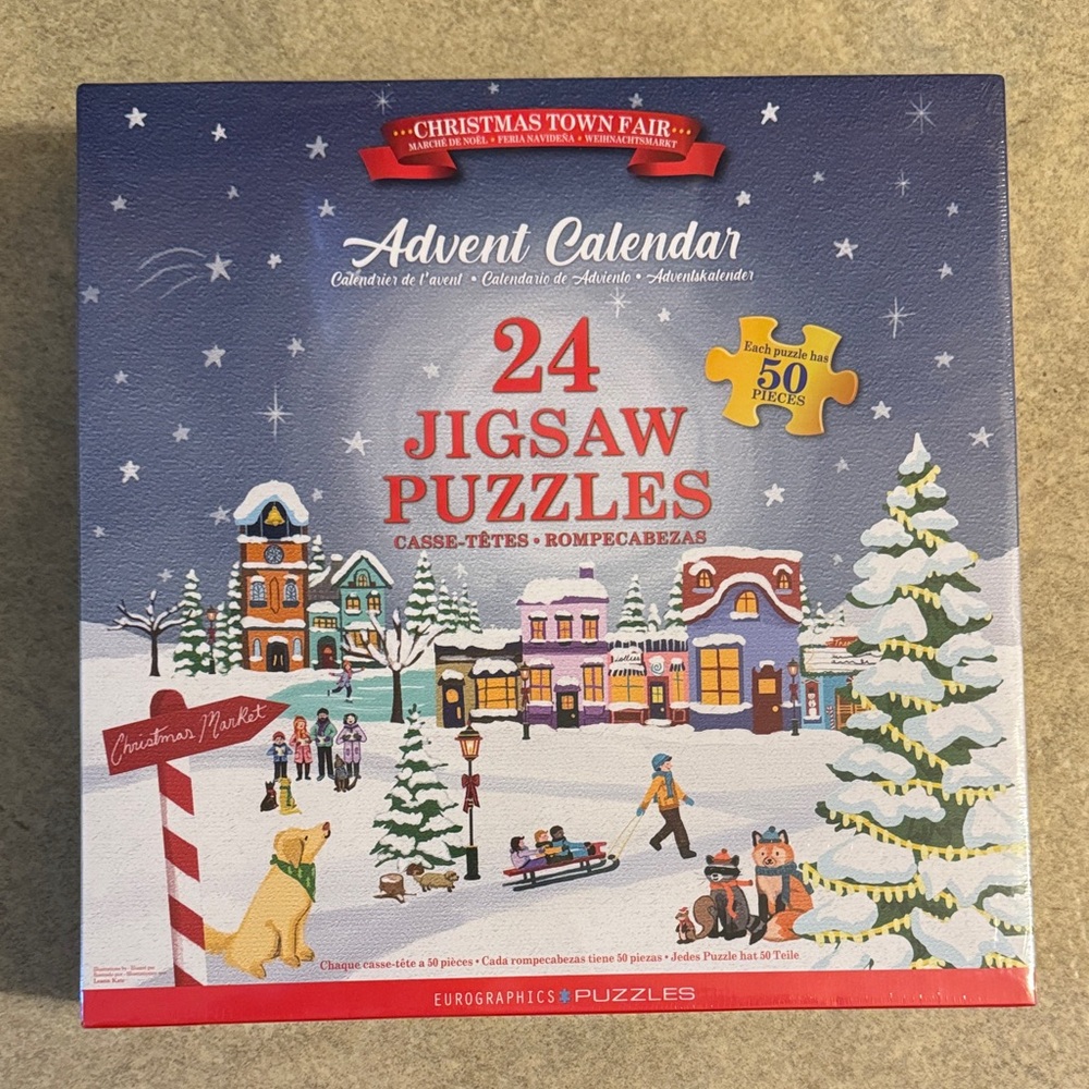 Advent Calendar 24 Jigsaw Puzzles - Festive new!